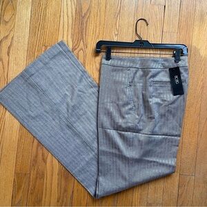 BCBG Paris Wide Leg Trousers Warm Taupe Work Pants Size 12 NWT Womens